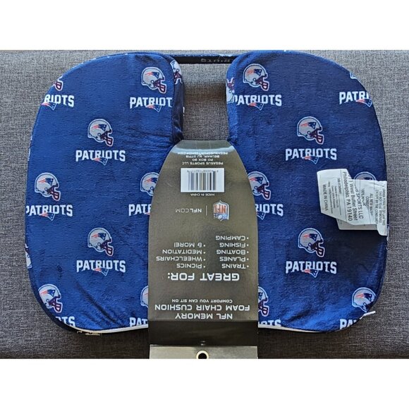 NFL MEMORY FOAM CHAIR CUSHION~NEW ENGLAND PATRIOTS - Picture 6 of 7